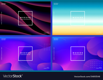 banner gradient background modern with colorful