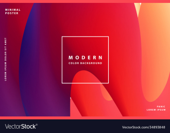 banner gradient background modern with colorful