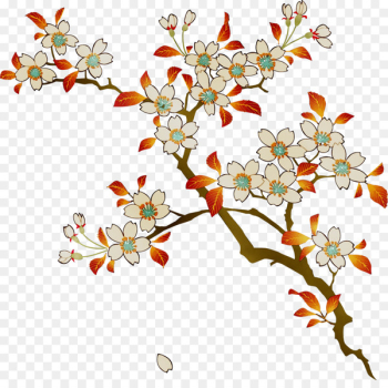 Banner Japanese Language Floral design Image Poster - Banner Japanese Language Floral design Image Poster -