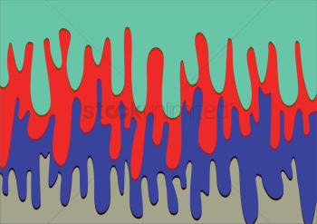 Banner red and blue waves Banner red and blue waves