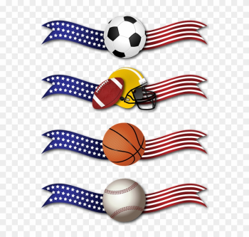 Banner, Sports, Ribbon, Soccer, Football, Basketball - Sports