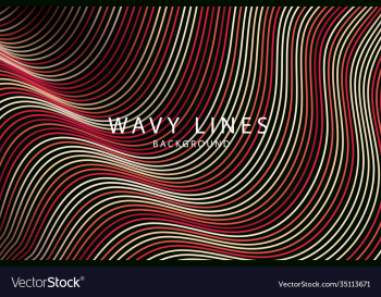 banner wave lines pattern an abstract stripe