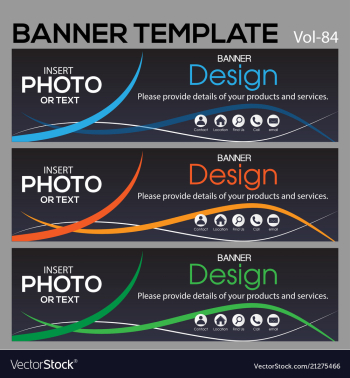 Banner web template banner blackground and banner vector image Banner web template banner blackground and banner vector image
