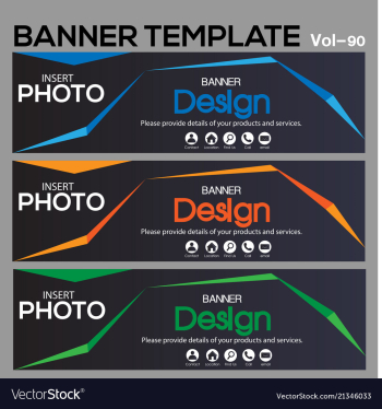 Banner web template banner blackground and banner vector image Banner web template banner blackground and banner vector image