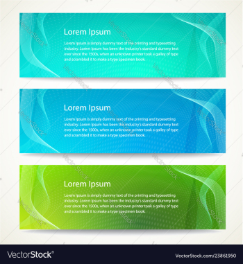Banner web vector image Banner web vector image
