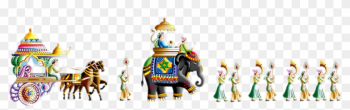 Baraat Wedding Clipart - Indian Wedding Clipart Png