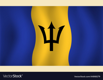 barbados flag background