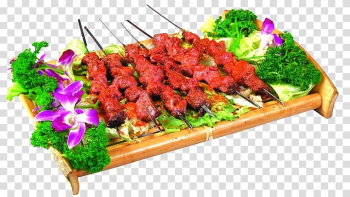 Barbecue Kebab Teppanyaki Bacon Pig roast, barbecue transparent background PNG clipart
