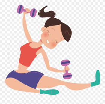 Barbell Bodybuilding Woman Transprent Png Free Download - Women ...