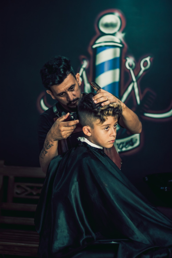 Barber Grooming Kid Barber Grooming Kid