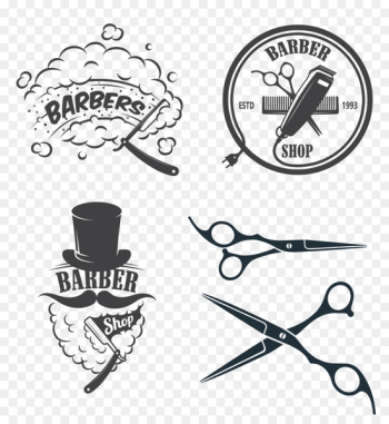 Barber Hairdresser Logo Beauty Parlour - salon Barber Hairdresser Logo Beauty Parlour - salon