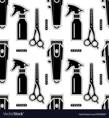 barber set seamless pattern barber set seamless pattern
