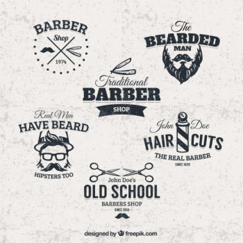 Barber shop badges Barber shop badges