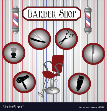 Barber Shop vector image Barber Shop vector image