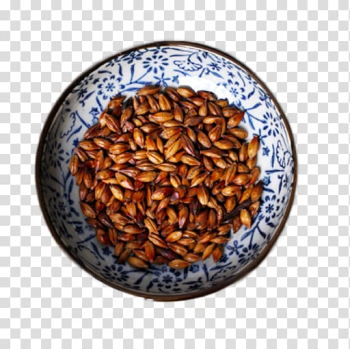 Barley tea Buckwheat tea, Blue and white bowl of barley transparent background PNG clipart