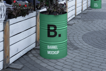 Barrel Mockup barrel mockup b. barrel kup Barrel Mockup barrel mockup b. barrel kup
