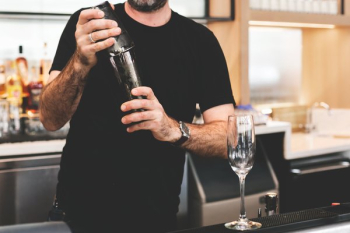 Bartender Shaking Cocktail Bartender Shaking Cocktail