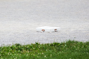Baseball Base On Infield Baseball Base On Infield