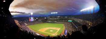 Baseball Field Fisheye Lens Photo Baseball Field Fisheye Lens Photo