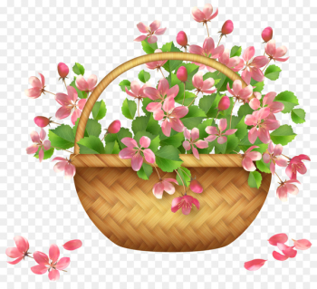 Basket Flower Clip art - flower Basket Flower Clip art - flower