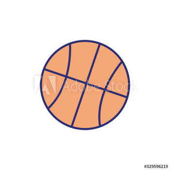 basketball balloon sport icon basketball balloon sport icon