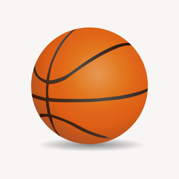 Basketball clipart, sport illustration vector. | Free Vector - rawpixel