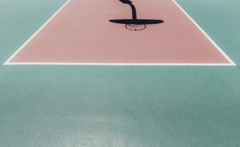 Basketball Court Hoop Shadow Basketball Court Hoop Shadow