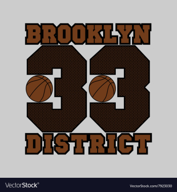 Basketball fashion Typography sport vector image Basketball fashion Typography sport vector image