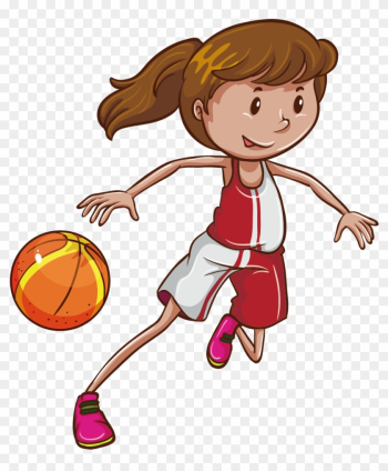 Basketball Stock Photography Illustration - Girl Basketball Illustration Basketball Stock Photography Illustration - Girl Basketball Illustration