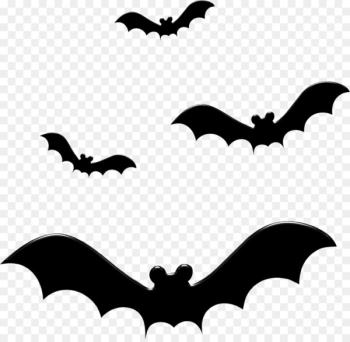 Bat Halloween Silhouette Clip art - bat 
