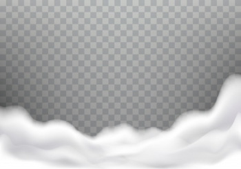 Bath foam realistic texture, frame Free Vector