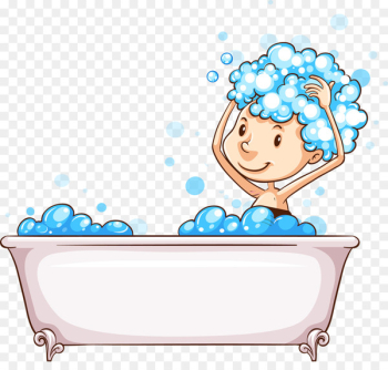 Bathing Bubble bath Stock photography Illustration - Lovely bubble bath vector 