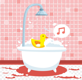 Bathtub Bathing Foam - Pink cute bathtub vector Bathtub Bathing Foam - Pink cute bathtub vector