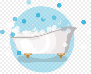 Bathtub Euclidean vector - Cute hand-painted bathtub vector Bathtub Euclidean vector - Cute hand-painted bathtub vector