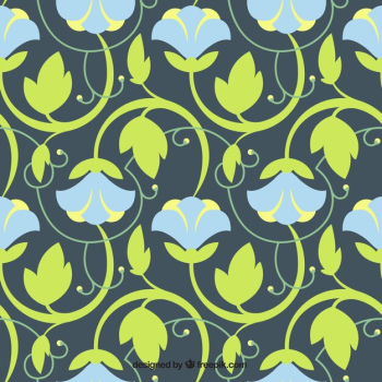 Batik background with decorative flowers Batik background with decorative flowers
