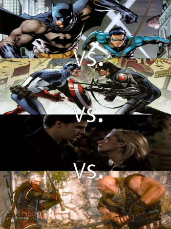 Batman & Nightwing vs Captain America & Winter Soldier vs Buffy ...