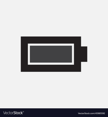 battery flat icon battery flat icon