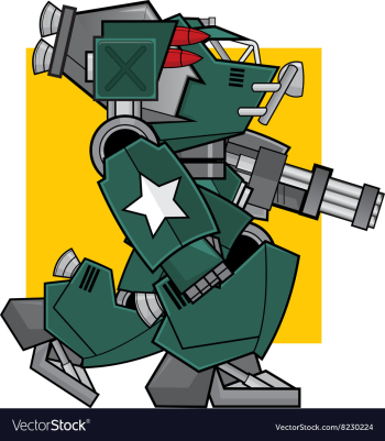 Battle Machine vector image