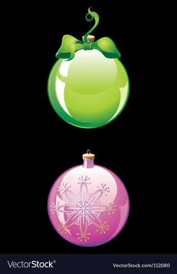 Bauble vector image Bauble vector image