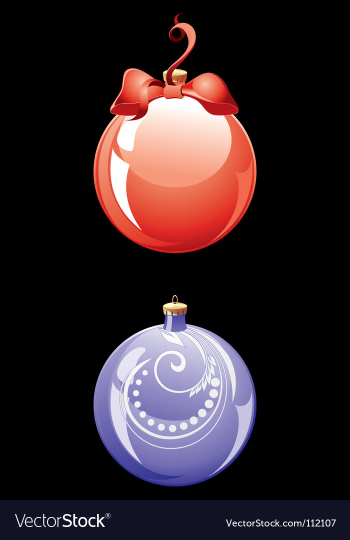 Bauble vector image Bauble vector image