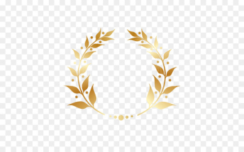 Bay Laurel Laurel wreath Leaf Scalable Vector Graphics - Golden laurel wreath gold 