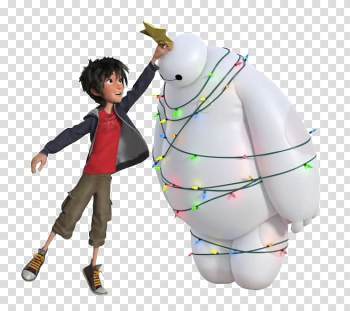 Baymax Hiro Hamada Tadashi Hamada Honey Lemon, christmas transparent background PNG clipart