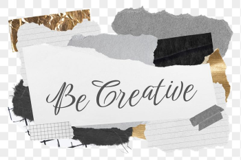 Be creative png word sticker | Free PNG - rawpixel