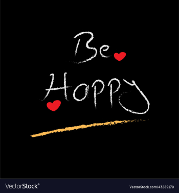 be happy text be happy text