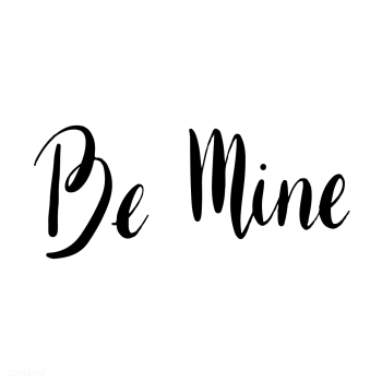 Be mine typography style vector | Free stock vector - 517672 Be mine typography style vector | Free stock vector - 517672