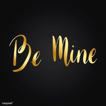 Be mine typography style vector | Free stock vector - 517690 Be mine typography style vector | Free stock vector - 517690