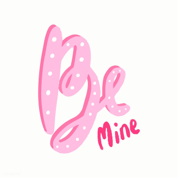 Be mine typography vector in pink | Free stock vector - 472412 Be mine typography vector in pink | Free stock vector - 472412