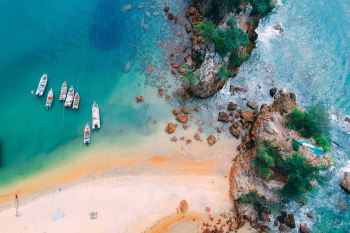 Beach Aerial View Beach Aerial View