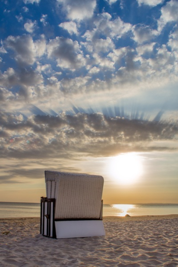 Beach Bed on Beach Shore Beach Bed on Beach Shore