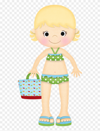 Beach Clipart, Summer Clipart, Summer Beach, Beach - Niñas En La Playa Clipart Beach Clipart, Summer Clipart, Summer Beach, Beach - Niñas En La Playa Clipart